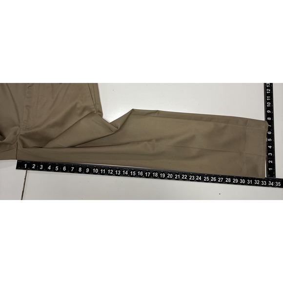 Dockers Pants Mens 34X34 Tan Signature Khaki Slim Fit Measures 34X33 NWT - Picture 4 of 11